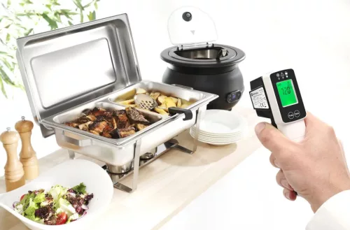 Infravörös maghőmérő behajtható szondával, -60-tól +350 °C-ig