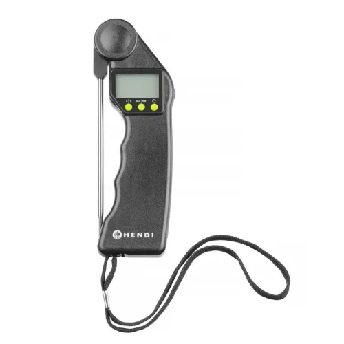 Maghőmérő behajtható szondával, digitális, 50-től +300 °C-ig, 16 cm