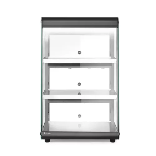 Pultra helyezhető melegentartó vitrin, 220-240V/500W, 47,2×44,7×77,5 cm