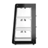 Pultra helyezhető melegentartó vitrin, 220-240V/500W, 47,2×44,7×77,5 cm