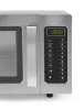 Mikrohullámú sütő, programozható, 23 l, rozsdamentes, 1550W