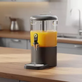   Juice-adagoló, italadagoló, 4 l tartály, fekete, HENDI UNIQ