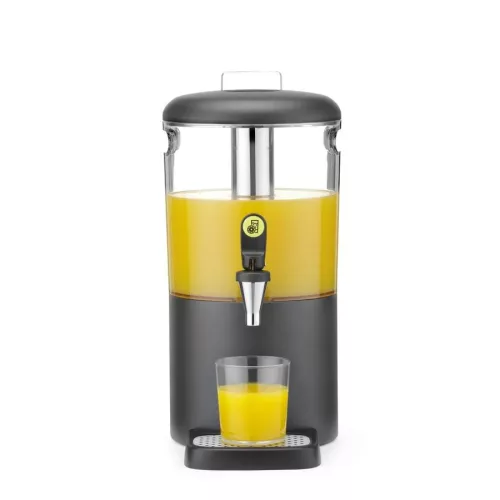 Juice-adagoló, italadagoló, 4 l tartály, fekete, HENDI UNIQ