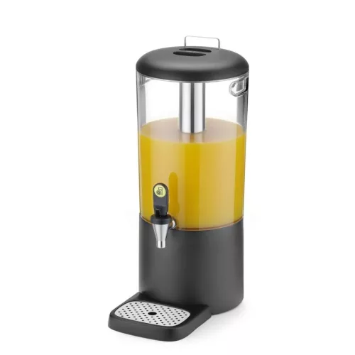 Juice-adagoló, italadagoló, 8 l tartály, fekete, HENDI UNIQ
