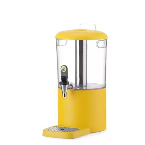 Juice-adagoló, italadagoló, 4 l tartály, citromsárga, HENDI UNIQ