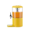 Juice-adagoló, italadagoló, 4 l tartály, citromsárga, HENDI UNIQ