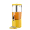 Juice-adagoló, italadagoló, 8 l tartály, citromsárga, HENDI UNIQ