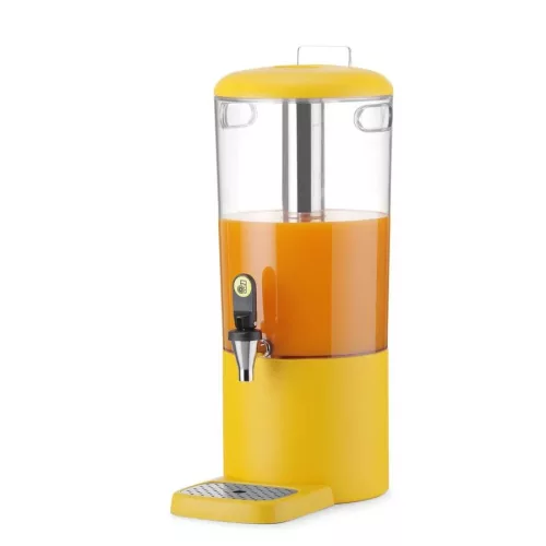 Juice-adagoló, italadagoló, 8 l tartály, citromsárga, HENDI UNIQ