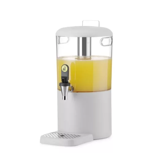 Juice-adagoló, italadagoló, 4 l tartály, fehér, HENDI UNIQ