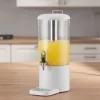 Juice-adagoló, italadagoló, 8 l tartály, fehér, HENDI UNIQ