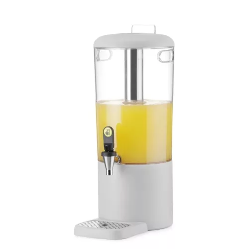 Juice-adagoló, italadagoló, 8 l tartály, fehér, HENDI UNIQ