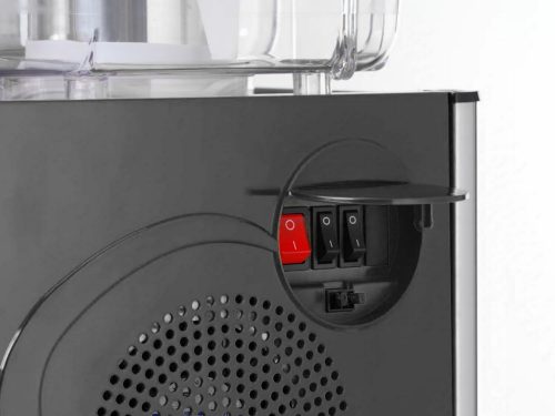 Juice-adagoló, 2×12 l tartály, dupla, jégkása-tartóval, 230V/370W, HENDI