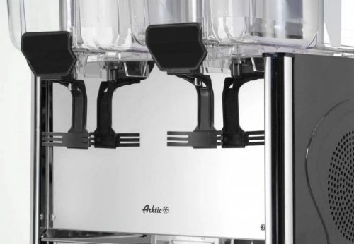 Juice-adagoló, 2×12 l tartály, dupla, jégkása-tartóval, 230V/370W, HENDI