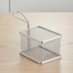 Hasábburgonya-kínáló kosár, 12,5×10×8,5 cm