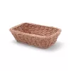 Kenyérkosár, pékáru kosár, GN 1/4 (26,5×16,2×6,5 cm), polipropilén, sötétbarna