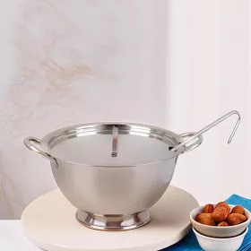 Levestál fedővel, 27 cm, 2,7 liter, rozsdamentes