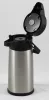 Termosz, pumpás, 2,2 liter, 34x15 cm magas, rozsdamentes