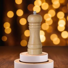 Borsőrlő fából, natúr, 16,5 cm