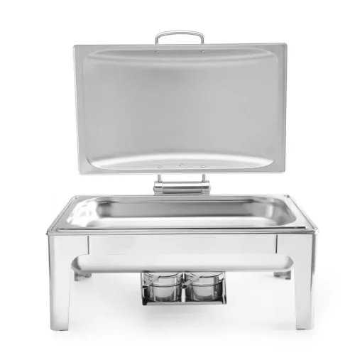 Chafing GN 1/1 szatén fényezéssel, 9 l, 57×43×29 cm, HENDI