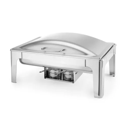 Chafing GN 1/1 szatén fényezéssel, 9 l, 57×43×29 cm, HENDI