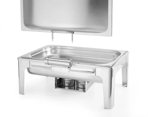 Chafing GN 1/1 szatén fényezéssel, 9 l, 57×43×29 cm, HENDI