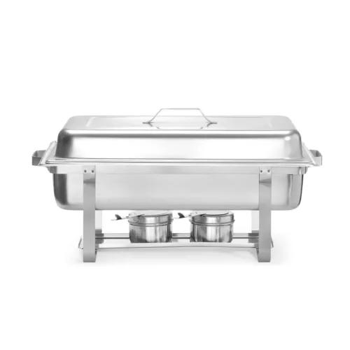 Chafing GN 1/1 méret, 2 db égőpaszta-tartóval 9 liter, HENDI