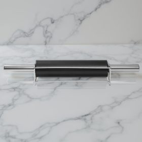   Nyújtófa csapágyas nyéllel, tapadásmentes, hasznos felület: 25 cm, átmérő: 6,2 cm