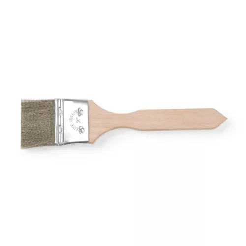 Vaj- és zsiradékkenő ecset, sárgaréz drót sörte, 22 cm