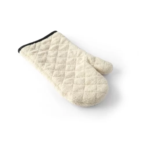 Sütőkesztyű, edényfogó kesztyű, 1 pár, pamut, 35 cm, hőálló 250 °C-ig
