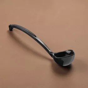 Szószmerőkanál, 30 ml, 18×7 cm, műanyag, fekete