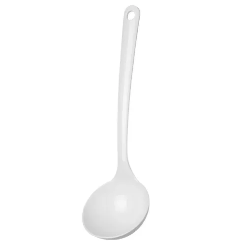 Szószmerőkanál, 140 ml, 30×9,3 cm, műanyag, fehér