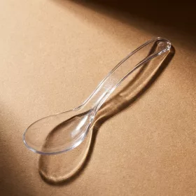 Salátakanál, 30 ml, 5,5×23,5 cm, műanyag, átlátszó