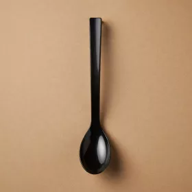 Salátakanál, 60 ml, 7×33,5 cm, műanyag, fekete