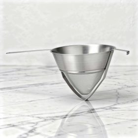 Finomhálós szűrő, 25 cm átmérő, rozsdamentes