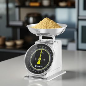 Mechanikus konyhai mérleg, 20,7×23,1×25,4 cm