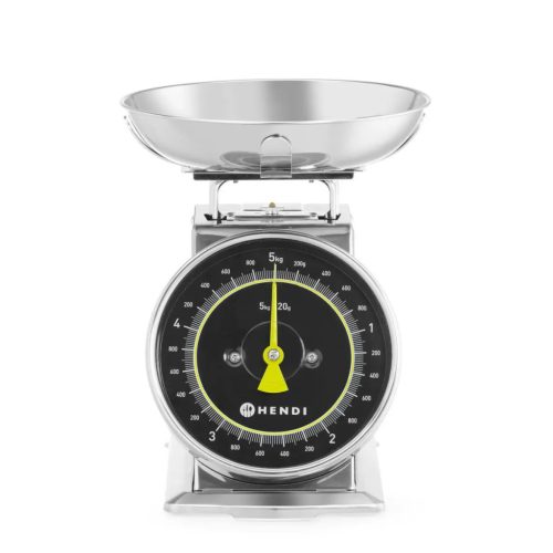 Mechanikus konyhai mérleg, 20,7×23,1×25,4 cm