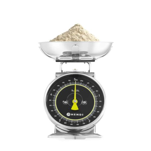 Mechanikus konyhai mérleg, 20,7×23,1×25,4 cm