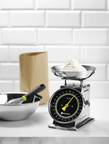 Mechanikus konyhai mérleg, 20,7×23,1×25,4 cm