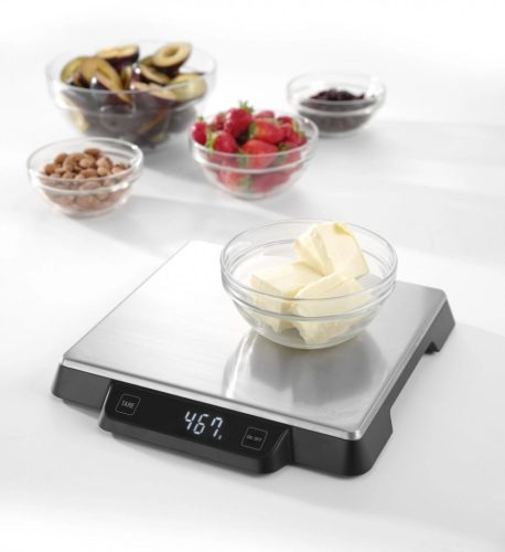 Digitális konyhamérleg, 15 kg méréshatár, 26x26 cm