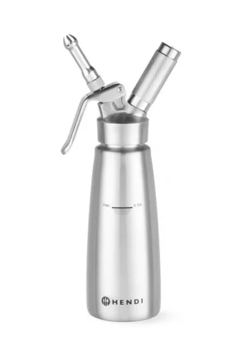Habszifon, 500 ml, Profi rozsdamentes