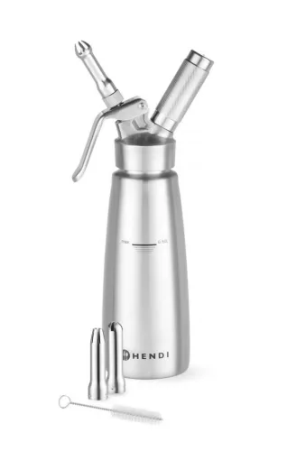 Habszifon, 500 ml, Profi rozsdamentes