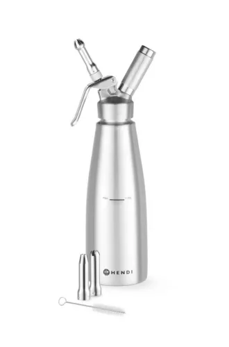 Habszifon, 1 liter, Profi rozsdamentes