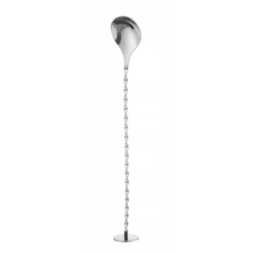 Koktélkanál koktéltörővel, 28 cm, rozsdamentes, BarUp