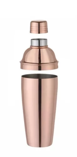 Cobbler shaker, 795 ml, 3 részes, rézvörös, BarUp