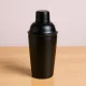 Cobbler shaker, 795 ml, 3 részes, porszórt fekete, BarUp