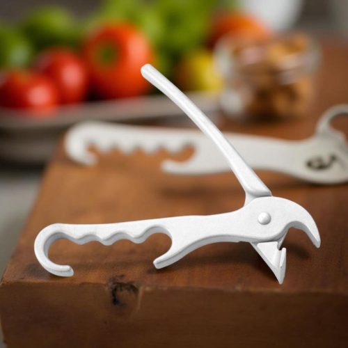 Pizzaforma fogó csipesz, 20 cm, alumínium