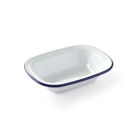 Tálka, 17,5×13 cm, zománcozott acél