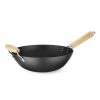 Wok fanyéllel, vas 32 cm, HENDI