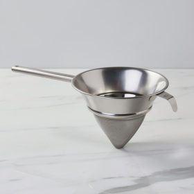 Spiccszűrő, hálós, 20,5 cm, rozsdamentes