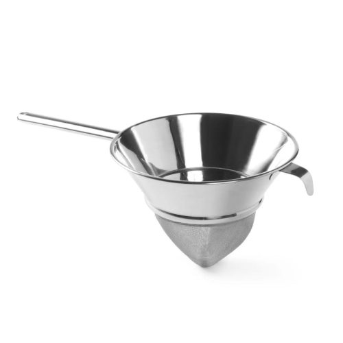 Spiccszűrő, hálós, 24,5 cm, rozsdamentes